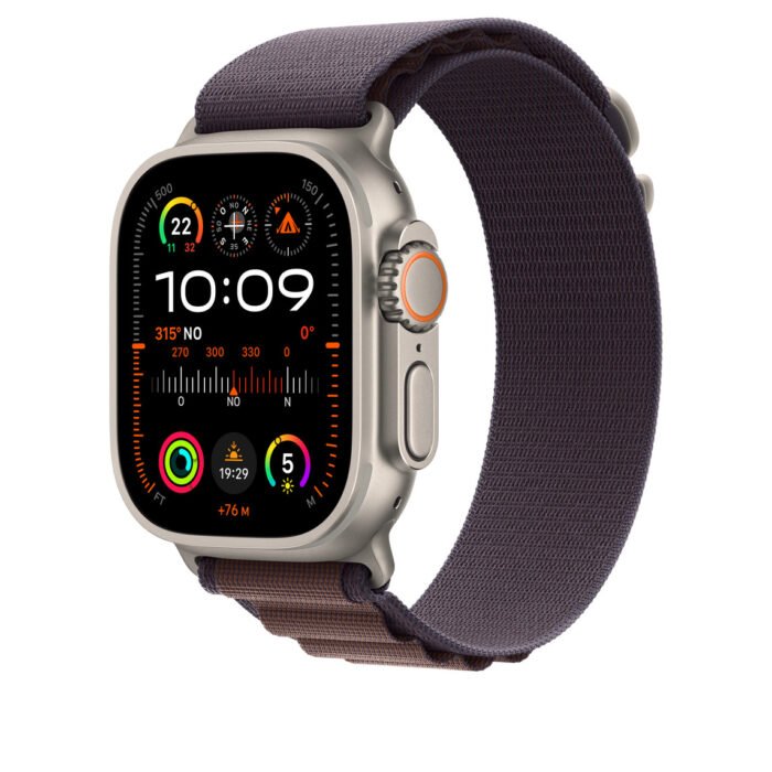 Boucle Alpine indigo Finition noir - Bracelet Apple Watch – Image 3