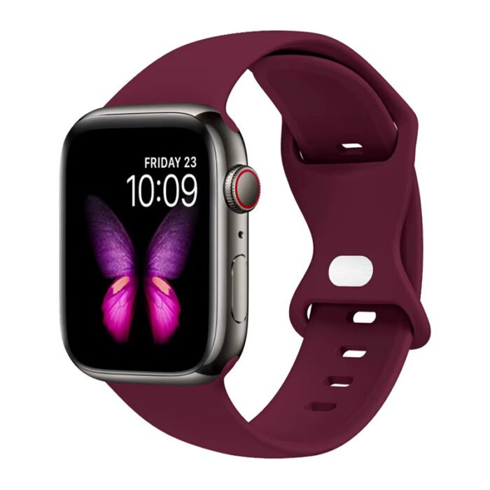Bracelet Silicone aubergine - Apple Watch – Image 1