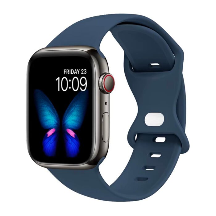 Bracelet Silicone bleu abyssal - Apple Watch – Image 1