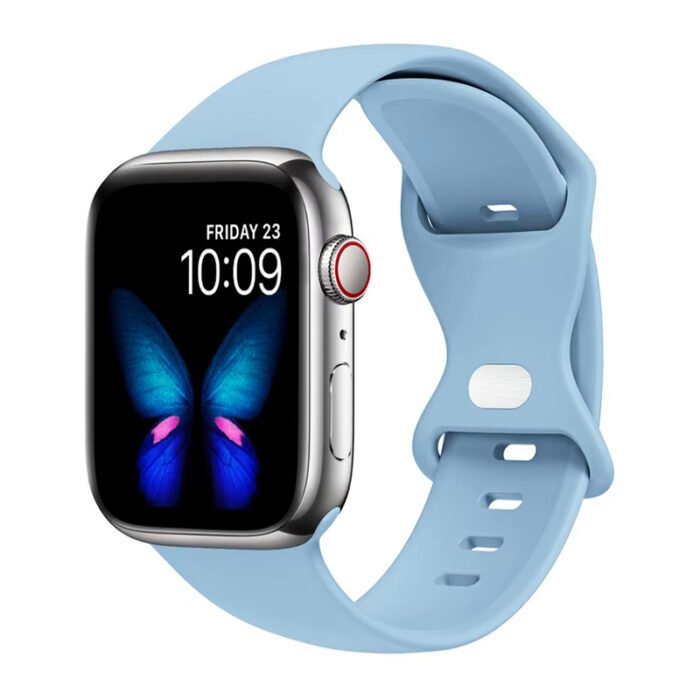 Bracelet Silicone bleu azur clair - Apple Watch – Image 1