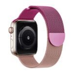 Bracelet Milanais rose or - Apple Watch
