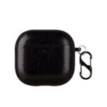 Housse AirPods en cuir veritable - Noir