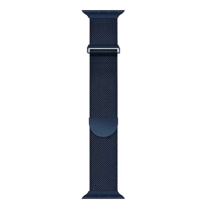 Bracelet Milanais bleu de nuit - Apple Watch – Image 2