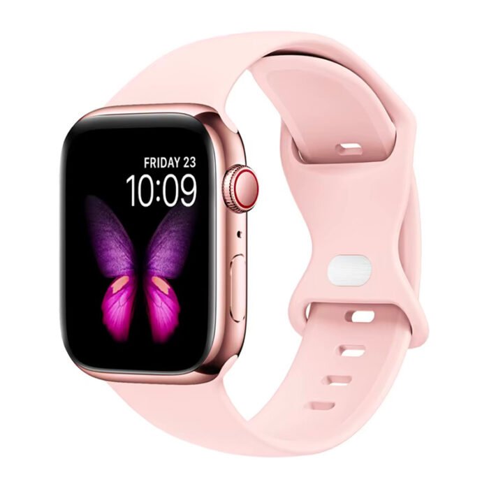 Bracelet Silicone rose poudré - Apple Watch – Image 1
