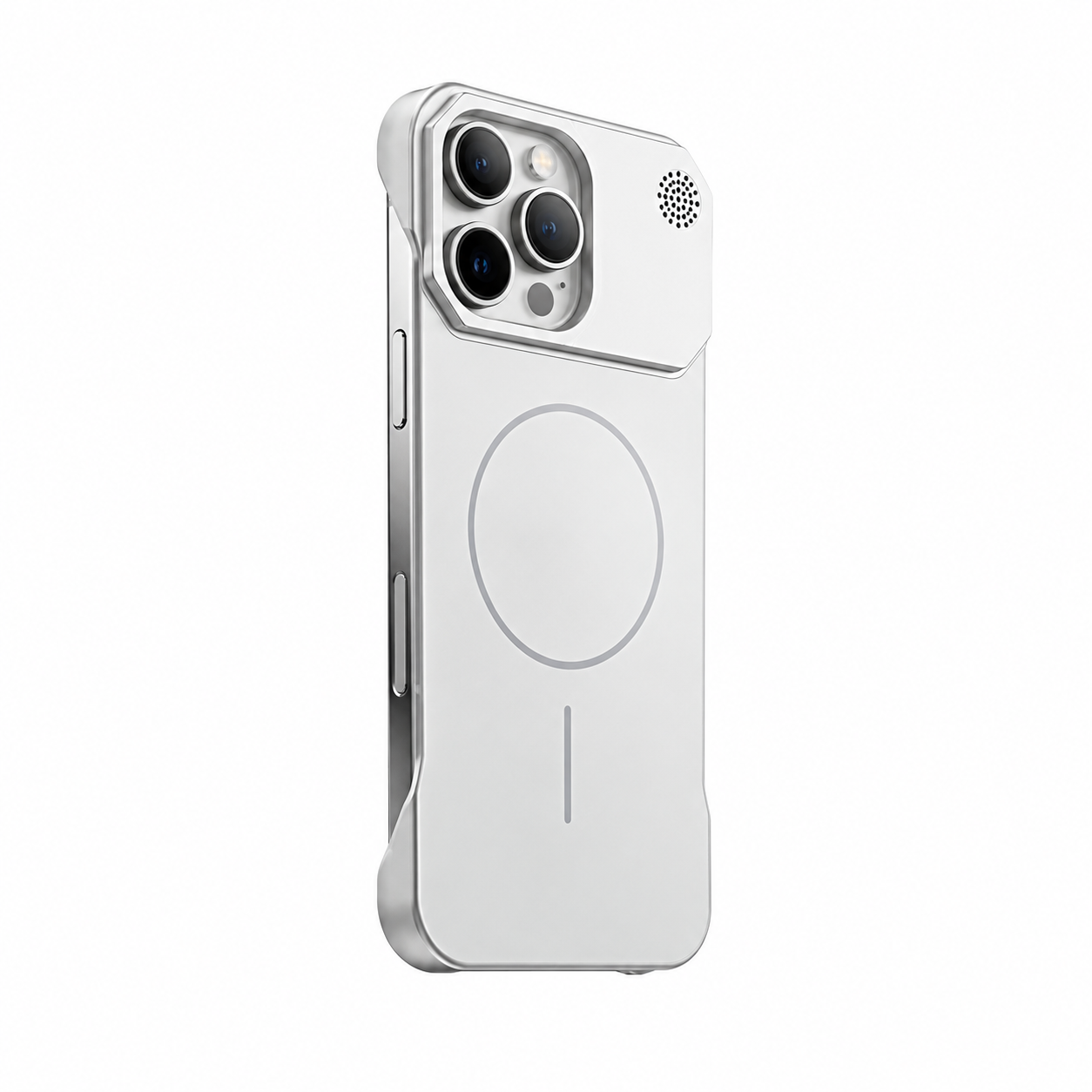 imcccage Coque antichoc sans bordures Magsafe pour aromathérapie - Blanc – Image 1