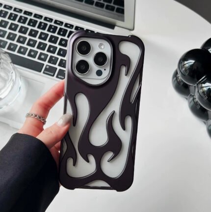 Coque en silicone Flamme