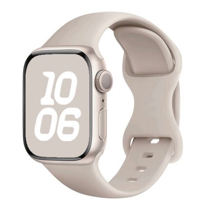 Bracelet Silicone blanc cassé - Apple Watch